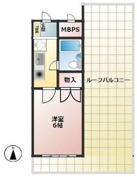 小杉フラワーハイツの物件間取画像